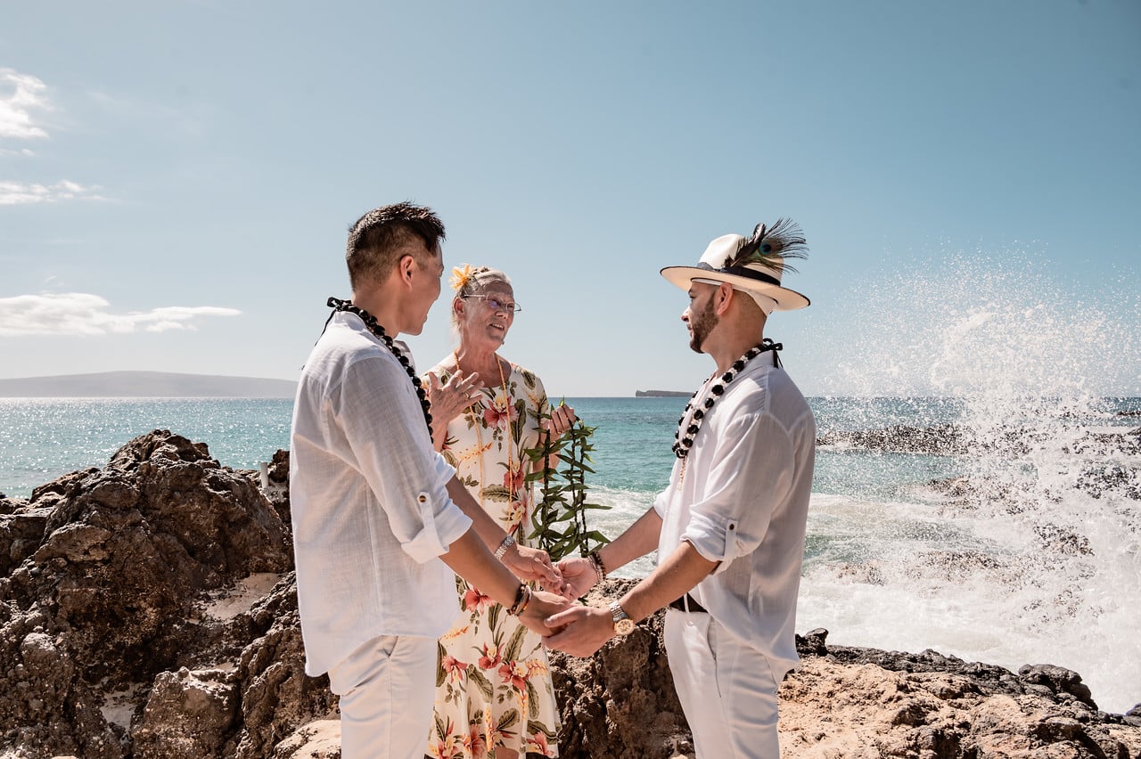 Makena Beach by Coleen Hunter - Jairo + David