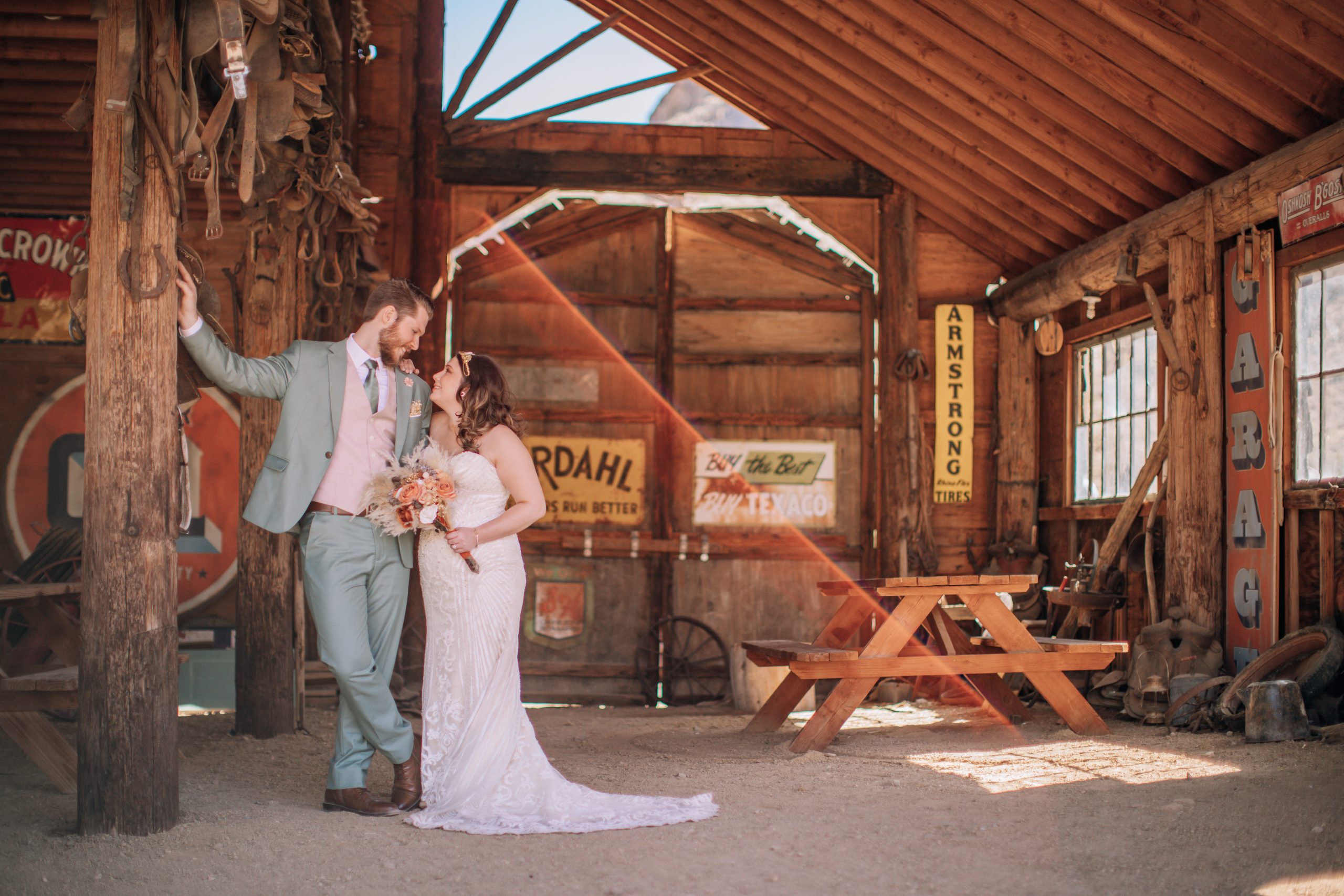 How to Elope in Nevada | Ghost Town Elopement Ceremony