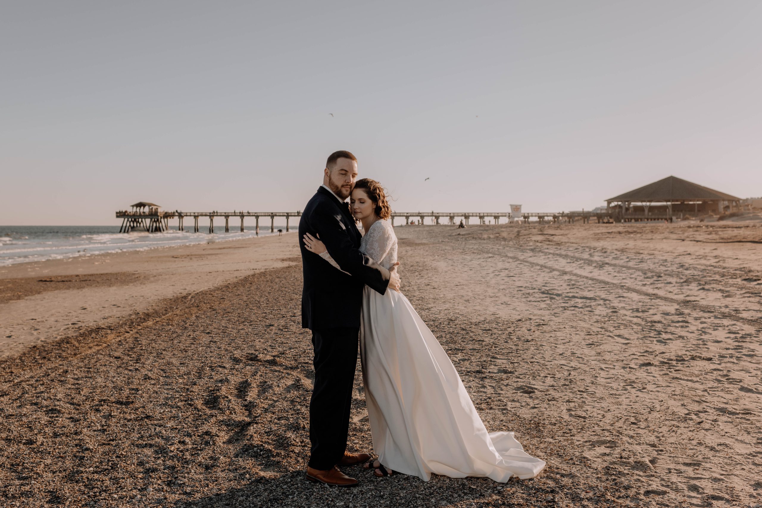 Beach elopement in Georgia