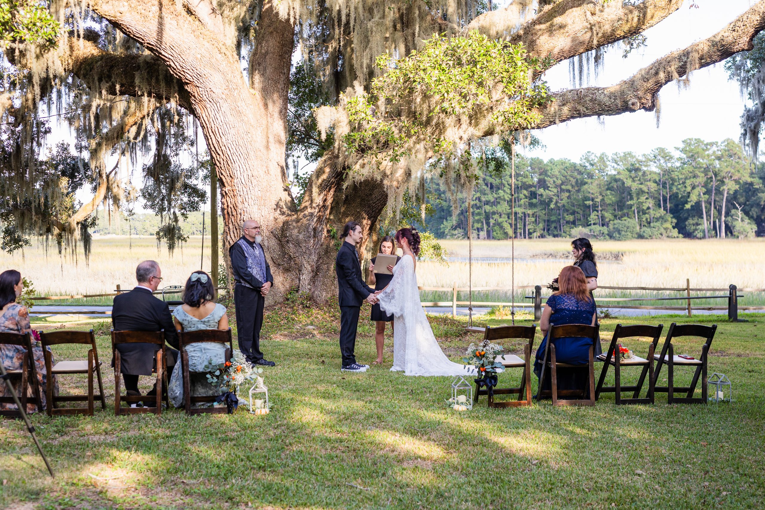 Outdoor South Carolina Elopement | Small Wedding Ceremony