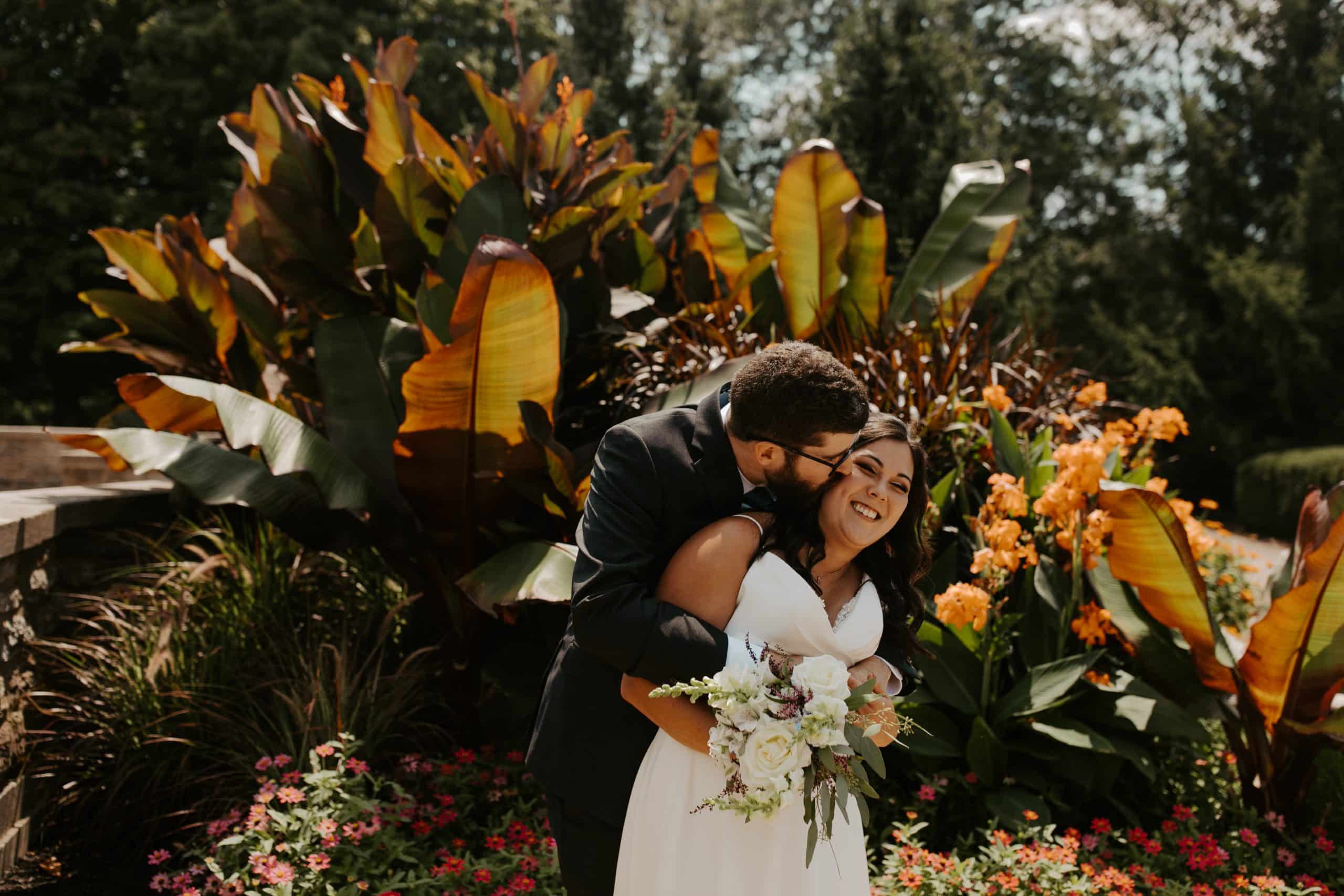 Ohio Elopements | Outdoor Ceremony | Garden Elopement